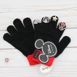 Sparkly Minnie Mouse Embellished Gloves